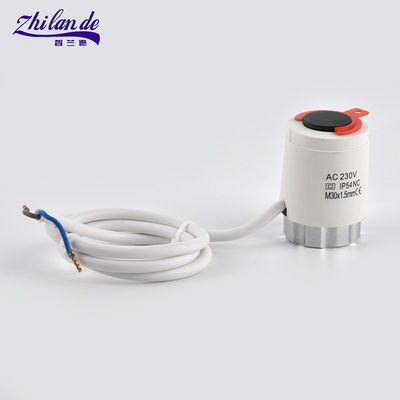 M30*1.5 Inteligentny aktuator woskowy termiczny Termostatyczny radiator Aktuator głowicy zaworów