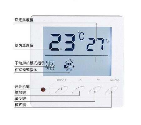 Inteligentny termostat temperatury w pomieszczeniu 10A wyświetlacz LCD Termostat do pomieszczenia