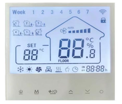 Wifi Tuya Smart Termostat Ekran dotykowy Siedem dni w tygodniu programowalny