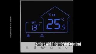 View 110V-240V Cảm Ứng Wifi Bình Giữ Nhiệt Tuya 10A Hvac Bộ Điều Khiển Nhiệt Độ Phòng Bình Giữ Nhiệt Demo